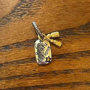 Silver graduation pendant